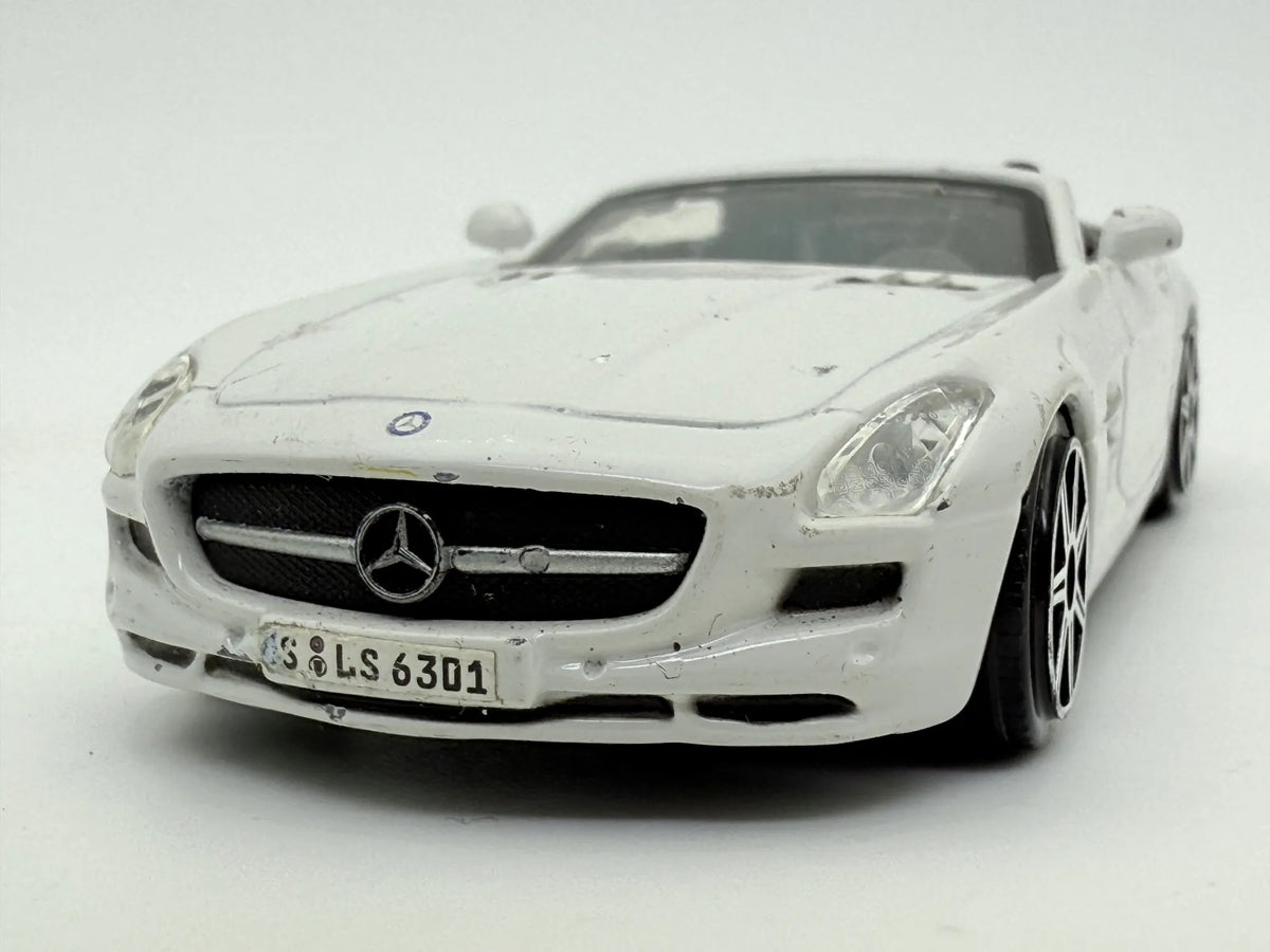 Mercedes-Benz Sls Amg Roadster Bburago Biały 1:43 – zdjęcie 4