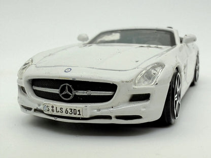 Mercedes-Benz Sls Amg Roadster Bburago Biały 1:43 – zdjęcie 4