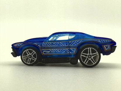 69 CHEVELLE, Hot Wheels, Resoraki, Die cast 1186 Mj., Niebieski, 1:64 – zdjęcie 4