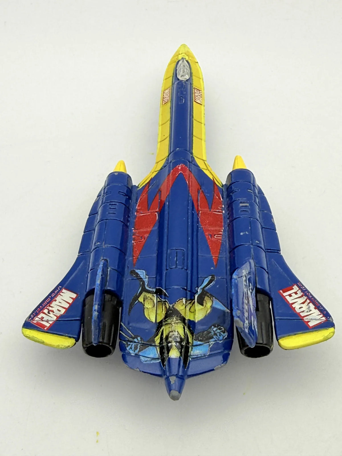 X-Jet SR-71 BLACK BIRD, Marvel X-MEN 2002, Maisto, Die cast 1:144, Resoraki – zdjęcie 4