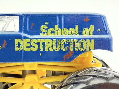 School Of Destruction Hot Wheels Niebieski 1:64 – zdjęcie 4