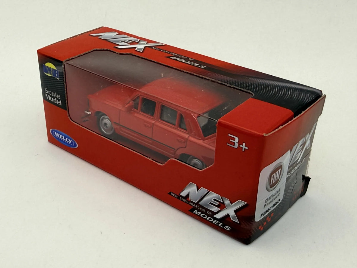 FIAT 125 NEX Welly Czerwony 1:55 – zdjęcie 4
