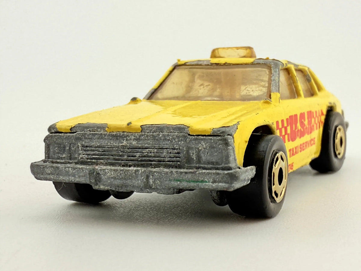 Taxi Service Matchbox Żółty 1:64 Made in England – zdjęcie 4