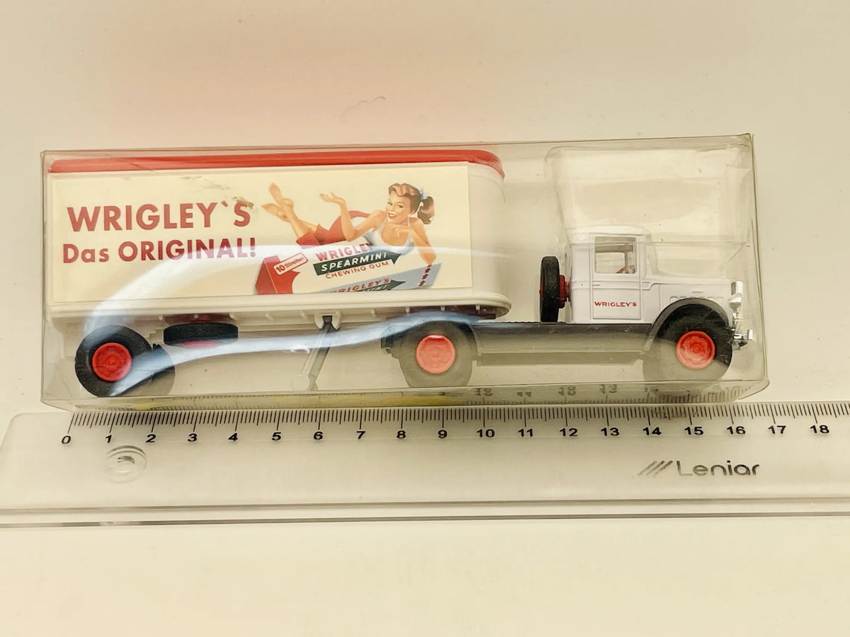 Oldtimer Classic Truck Grell 1:87 Biały Wrigley’s „Wrigley’s Das Original” – zdjęcie 4