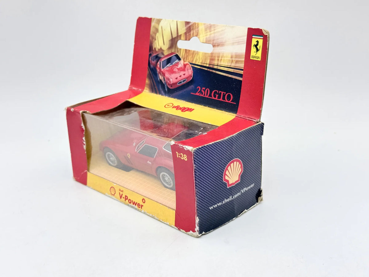 FERRARI 250 GTO, Shell V-Power, Vrroom, Die cast AZ0769TO, Czerwony, 1:38 – zdjęcie 4
