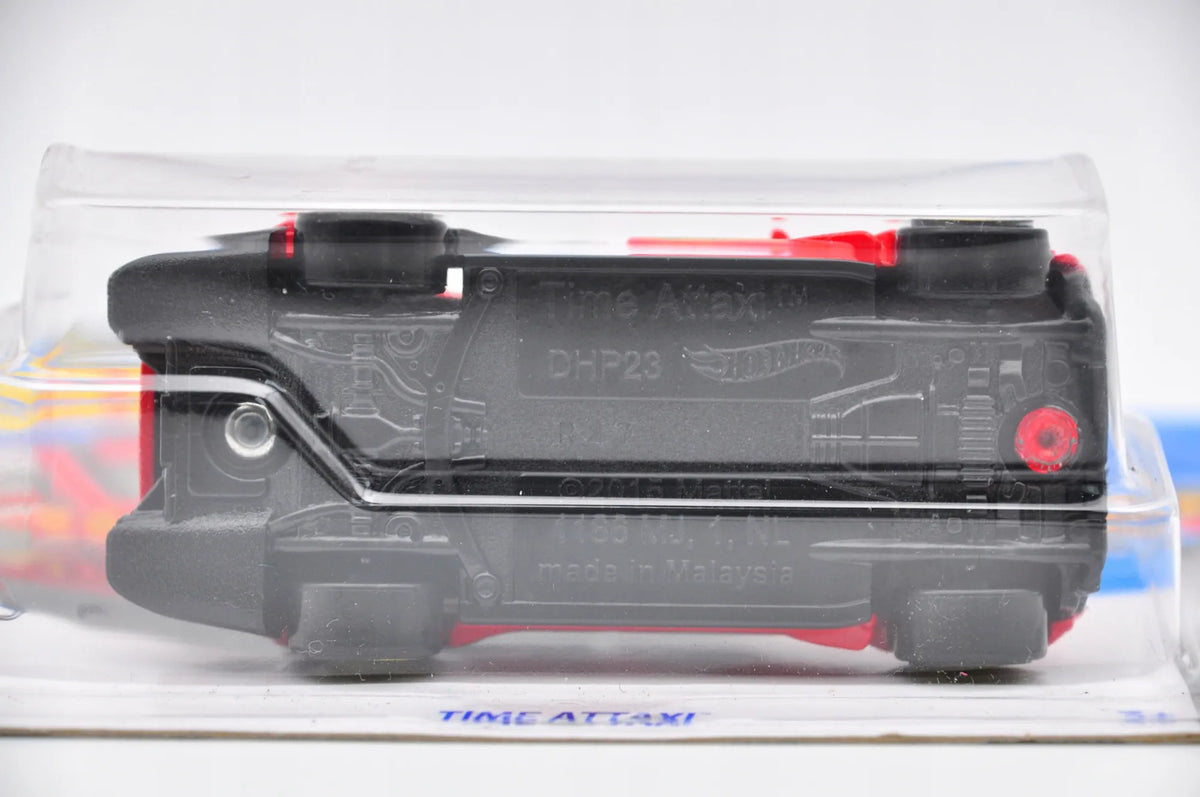Time Attaxi Hot Wheels 2023 Czerwony 1:64 – zdjęcie 5