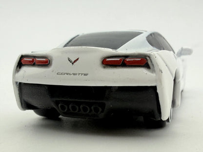 2014 CORVETTE STINGRAY, Maisto, Die cast, Biały, 1:64, Resoraki – zdjęcie 5