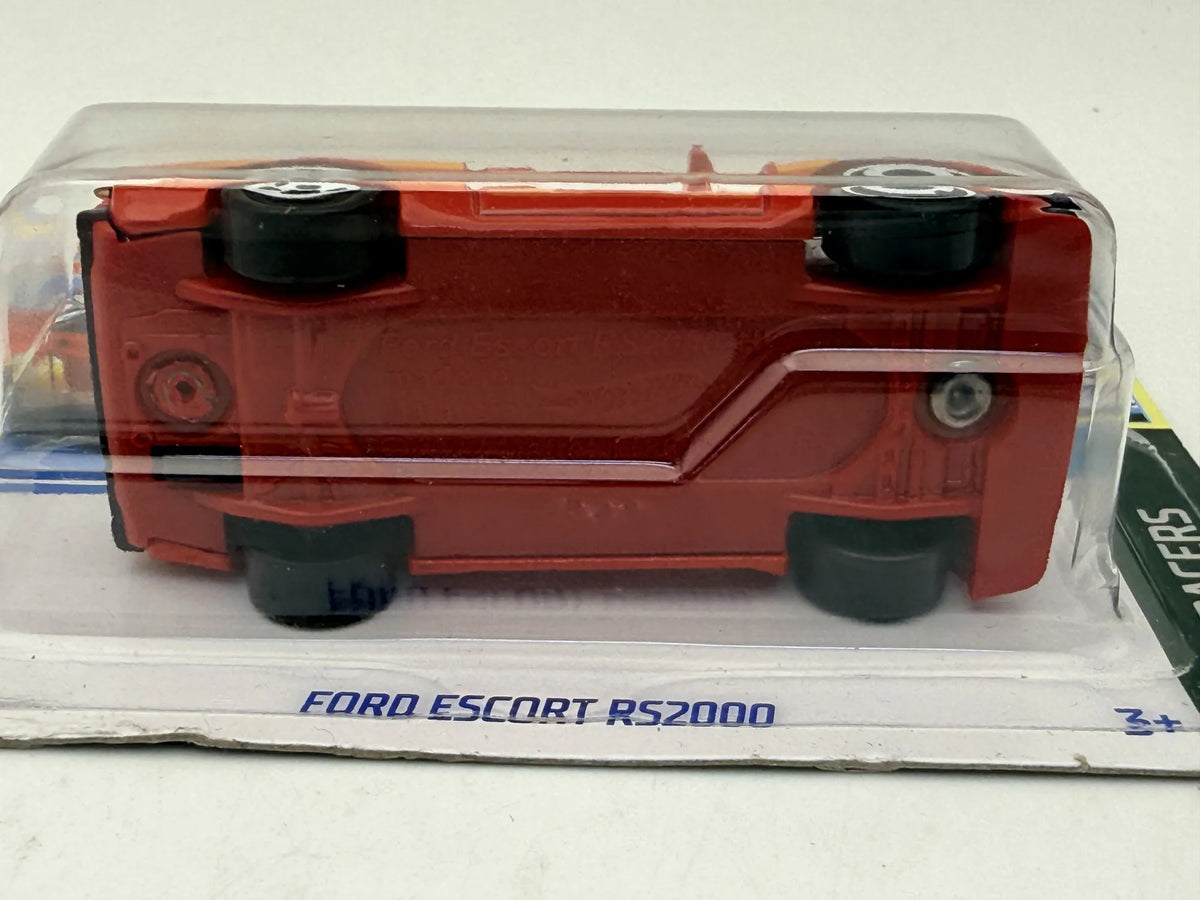 Ford Escort Rs2000 Retro Racers Hot Wheels 2023 Czerwony 1:64 – zdjęcie 5