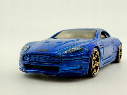 Aston Martin Dbs Hot Wheels 2010 Niebieski 1:64 – zdjęcie 5