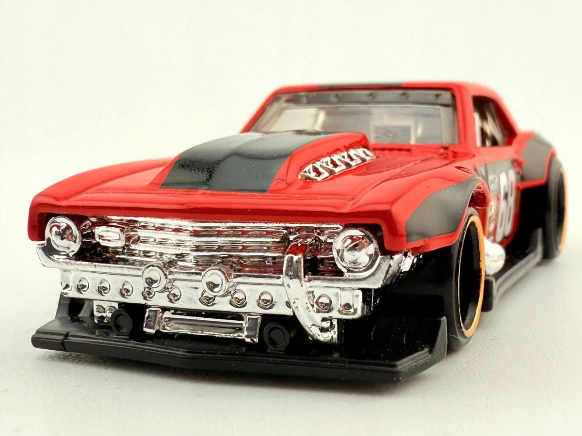 Custom '88 Camaro Hot Wheels Muscle car 2023 Czerwony 1:64 – zdjęcie 5