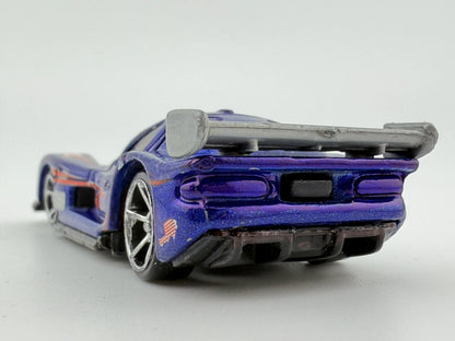 PANOZ GTR-1, Hot Wheels 1997, Die cast 449, Niebieski, 1:64, Resoraki – zdjęcie 5