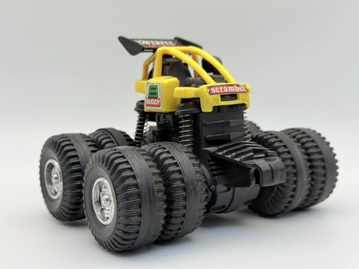 BUGGY TERENOWY TOMY MAD MASHER Tomy 1980 Żółty 1:43 – zdjęcie 5