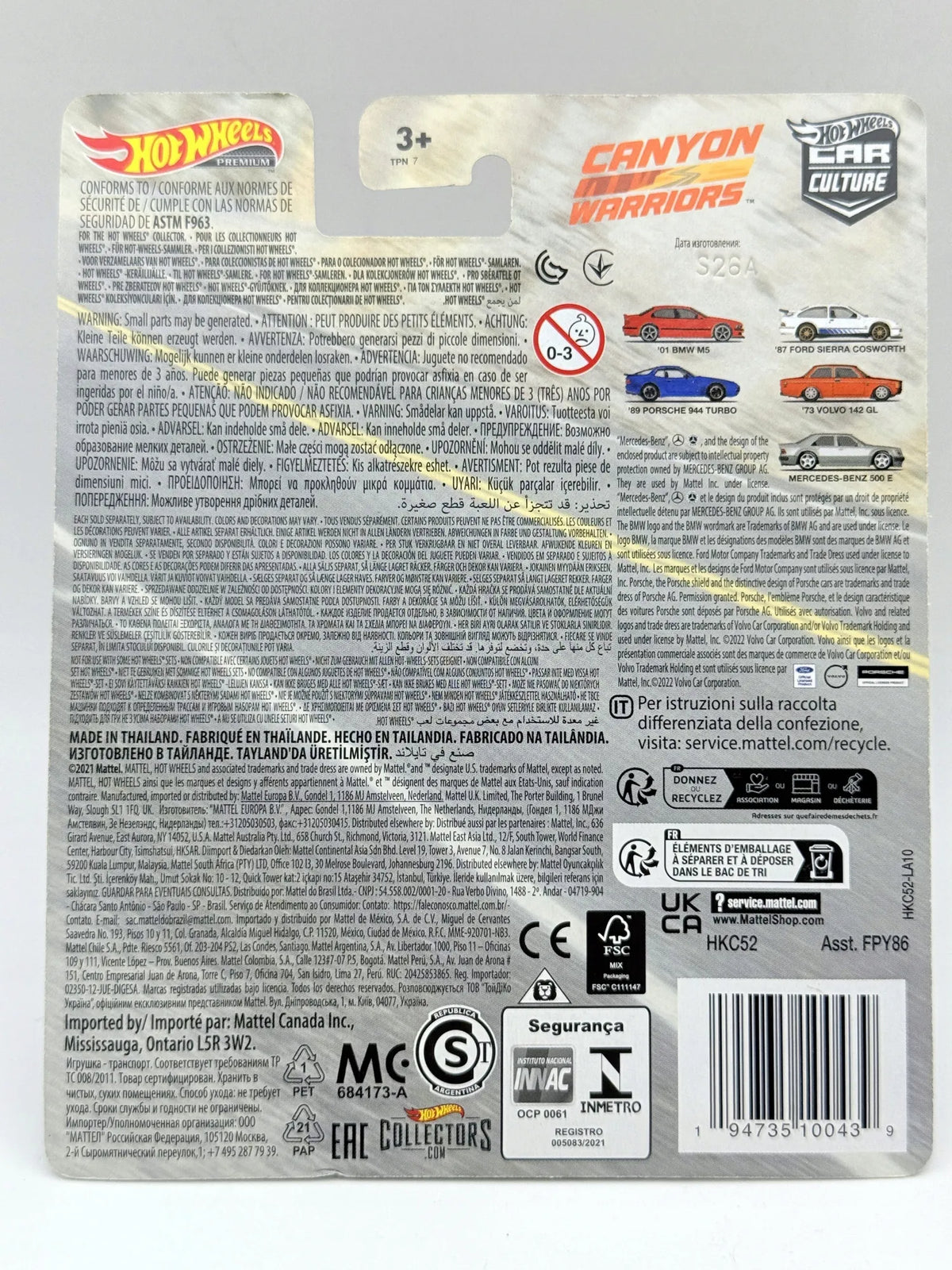 '01 BMW M5 Hot Wheels Premium 2021 Czerwony 1:64 2xMetal – zdjęcie 5