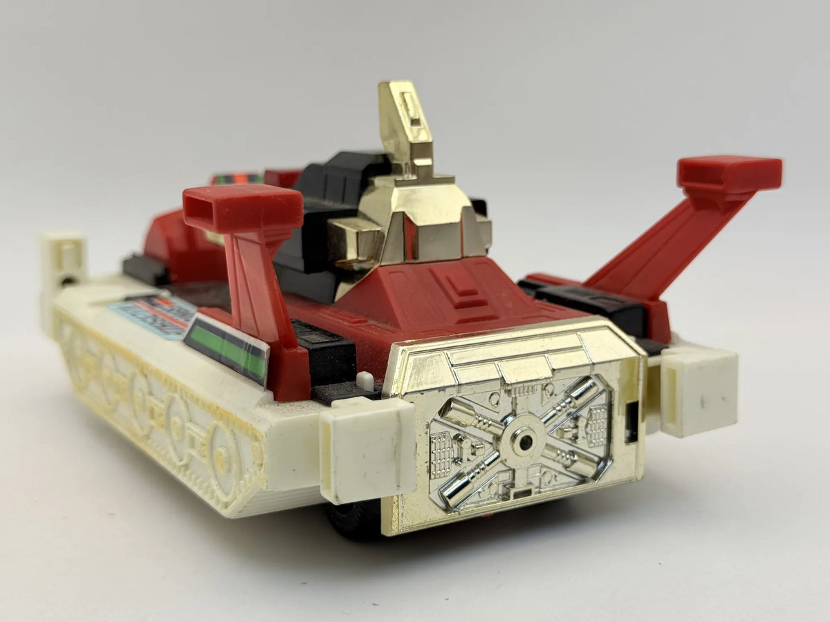 CZOŁG KOSMICZNY SPACE WARSHIP TRANSFORMERS ROBOT ok 1980 Biały 1:43 – zdjęcie 5