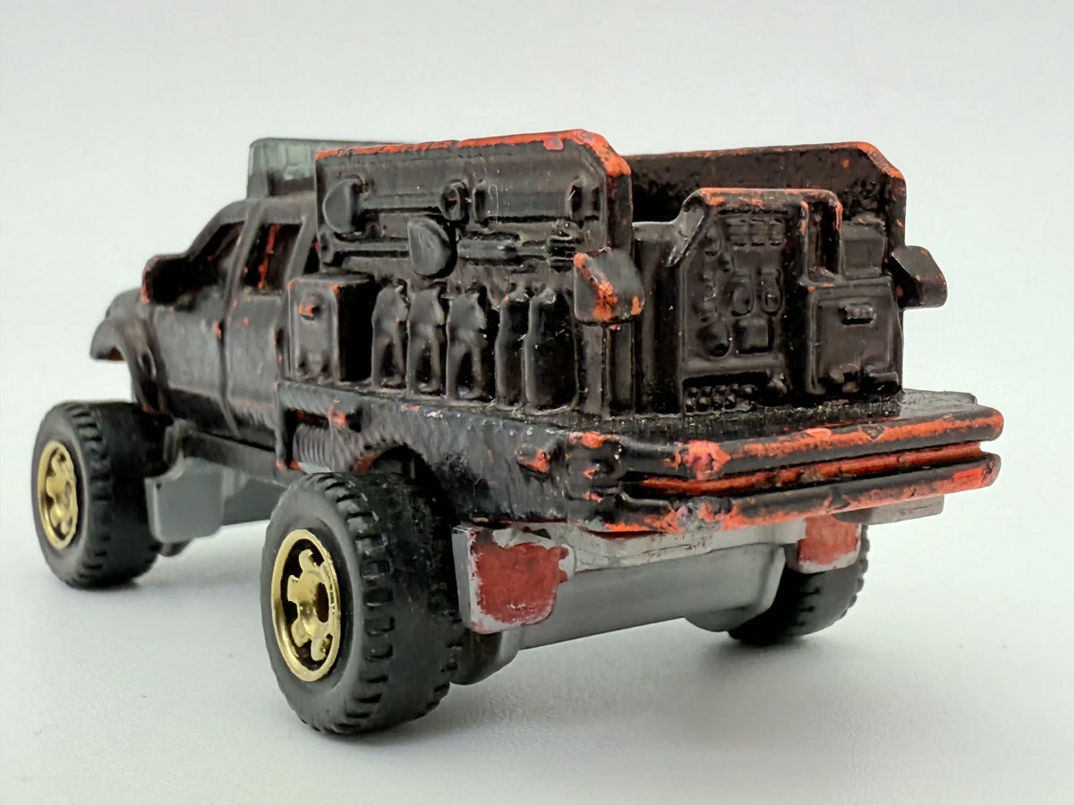 FORD F-350 SUPER DUTY SUPERLIFT, Matchbox 2011, Die cast MB837, Czarny 1:78 – zdjęcie 5
