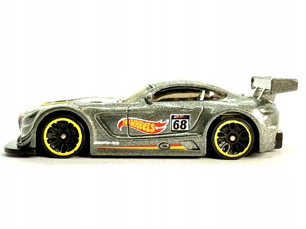 '16 MERCEDES-AMG GT3, Hot Wheels 2017, FJV46, Grafitowy, 1:64, Resoraki – zdjęcie 5
