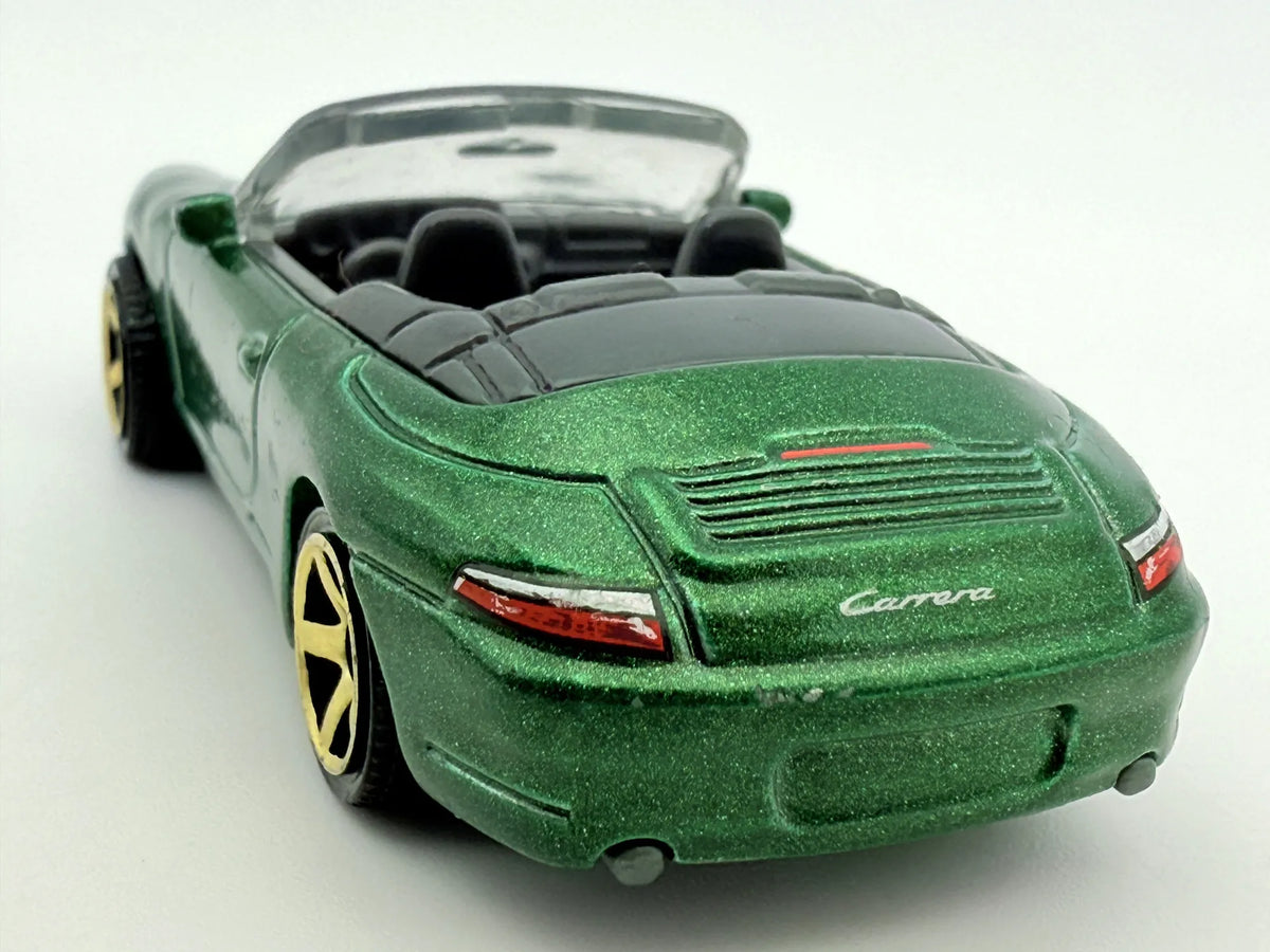 Porsche 911 Carrera Cabrio, Matchbox 1998-'19, Die cast MB423, Zielony 1:64 – zdjęcie 5