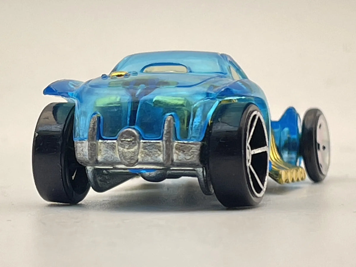 BURT-ESQUE, Hot Wheels 2010, Resoraki, Die cast C21, Przeźroczysty, 1:64 – zdjęcie 5
