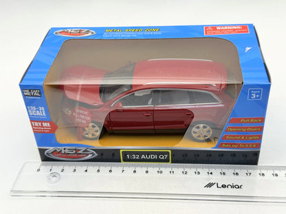 AUDI Q7 Metal Speed Zone MSZ Czerwony 1:26 – zdjęcie 5