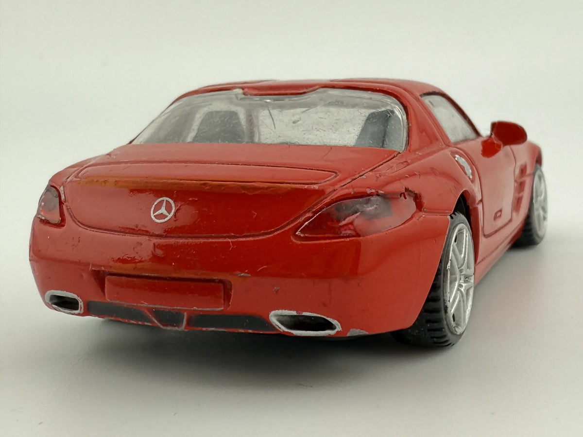 MERCEDES SLS AMG, Rastar, Die cast NO58TUL, Czerwony, 1:43, Resoraki – zdjęcie 5