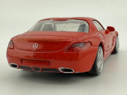 MERCEDES SLS AMG, Rastar, Die cast NO58TUL, Czerwony, 1:43, Resoraki – zdjęcie 5