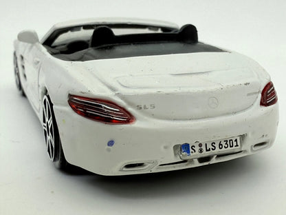 Mercedes-Benz Sls Amg Roadster Bburago Biały 1:43 – zdjęcie 5