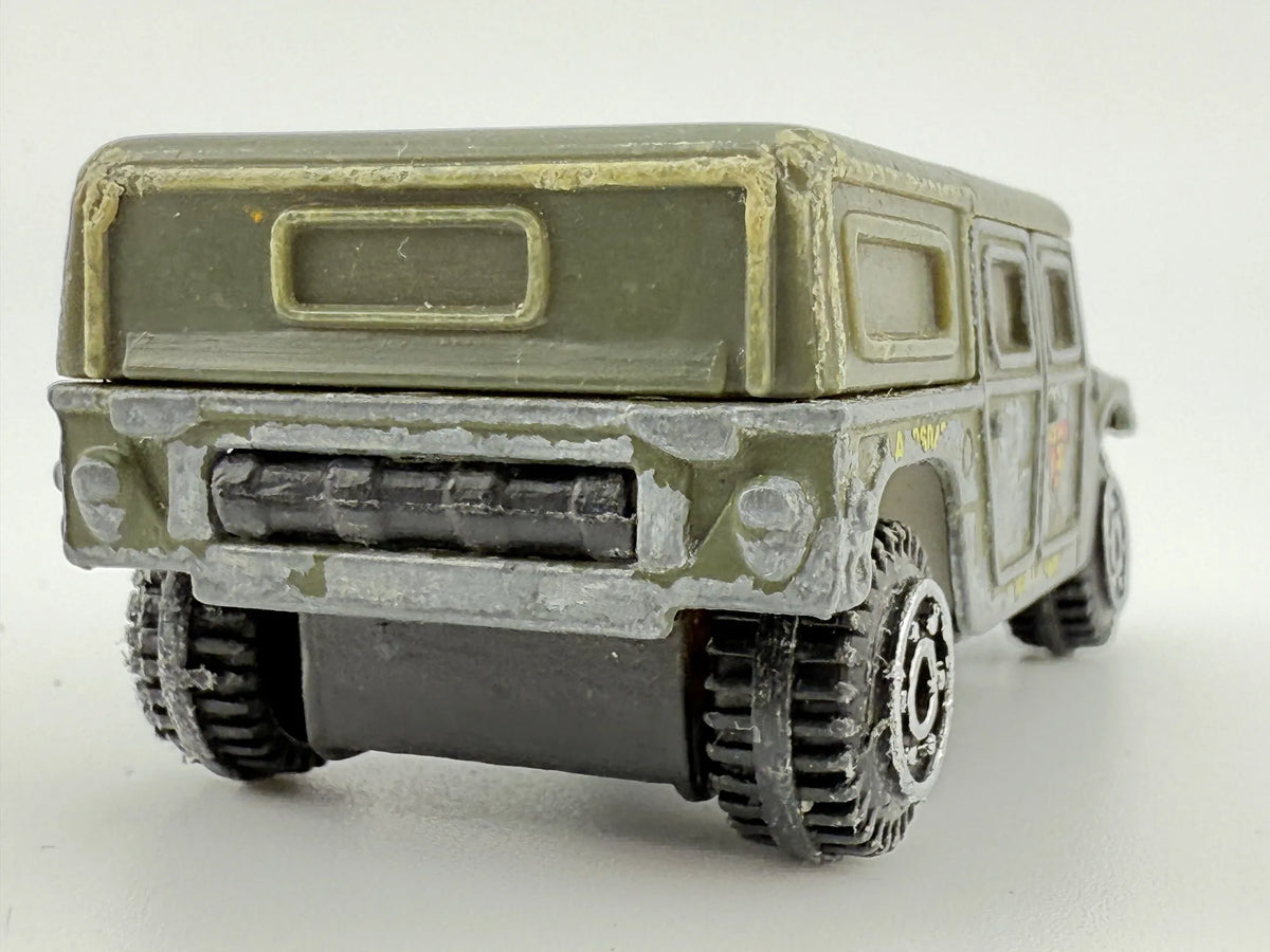HUMMER H1, Arymy Force, Vintage Model Die cast, Zielony, 1:64, Resoraki – zdjęcie 5