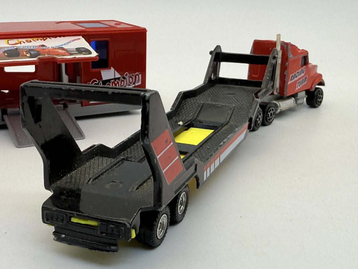 Ciężarówka Racing Team Truck Custom Majorette Czerwony 1:87 Made in France – zdjęcie 5