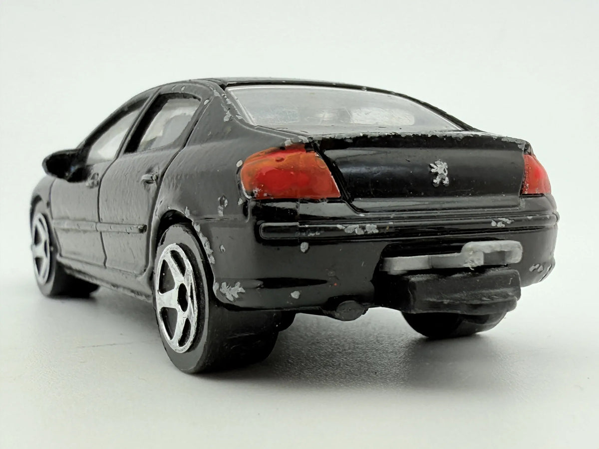Peugeot 407, Majorette, Resoraki, Die cast 1:64, czarny – zdjęcie 5