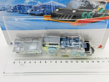Nitro Rail Hot Wheels 1:64 Lokomotywa Blister Szary – zdjęcie 5