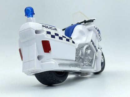 MOTOCYKL POLICYJNY, Policja, Teamsterz, Resoraki, Biało-Niebieska, 1:14 – zdjęcie 5