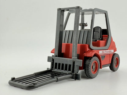 WÓZEK WIDŁOWY 50 FORKLIFT, Teama, Die cast, Czerwony, 1:32, Resoraki – zdjęcie 5