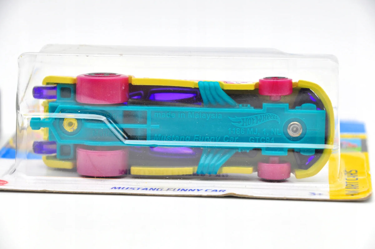 MUSTANG FUNNY CAR Hot Wheels 2024 Żółty 1:64 – zdjęcie 5