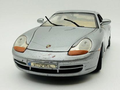 Porsche 911 Carrera 996 Welly 1999 1:18 Luzak Srebrny – zdjęcie 5