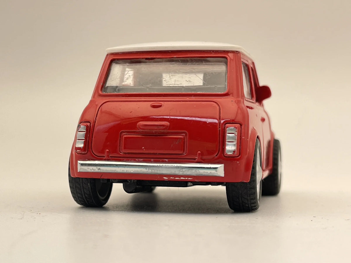 Mini Cooper, Resoraki, Die cast 1:36, czerwony – zdjęcie 5