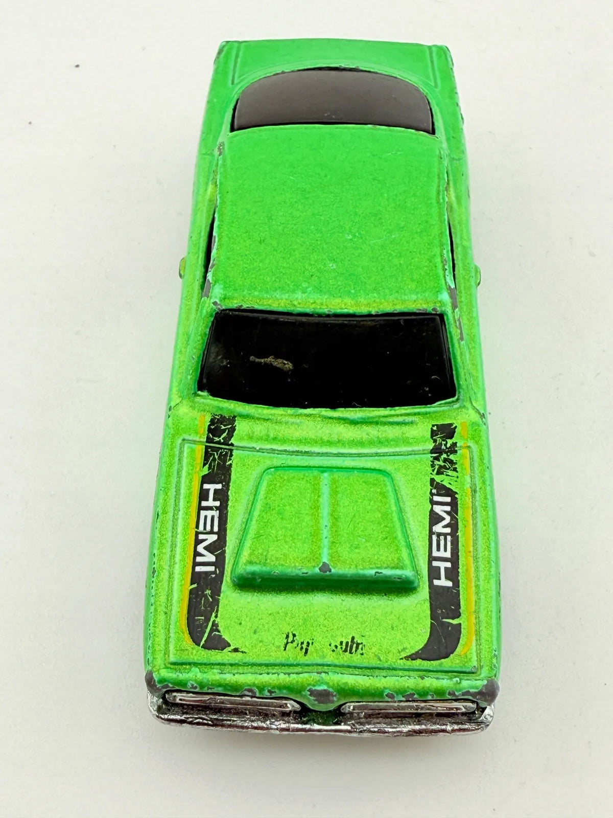 Hemi Cuda Hot Wheels Zielony – zdjęcie 5