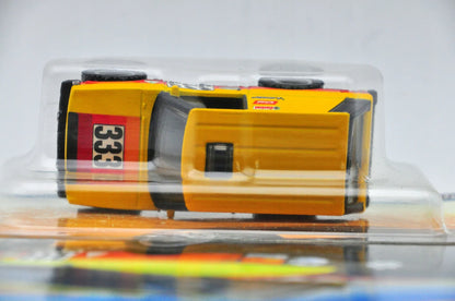 Range Rover Classic Hot Wheels 2021 Żółto-Czerwono-Czarna 1:64 – zdjęcie 5