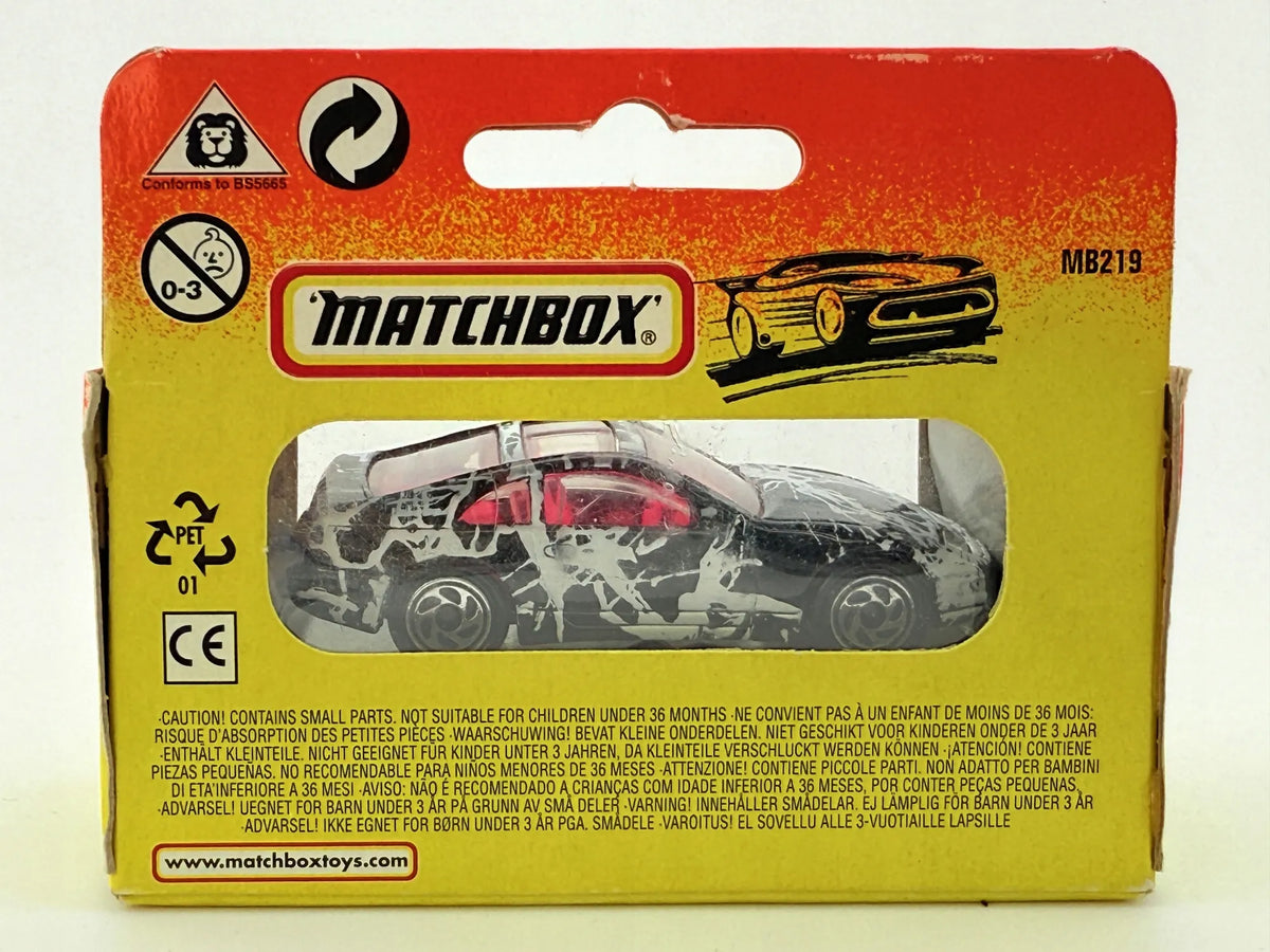 Nissan 300Zx Superfast Matchbox 1996 Czarny 1:64 – zdjęcie 5