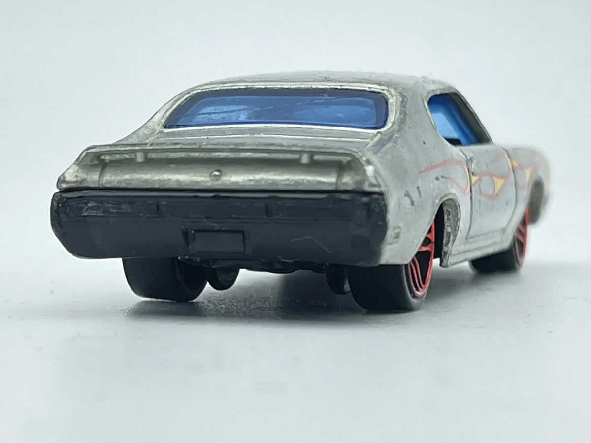 '70 Buick GSX, Hot Wheels 2008, Resoraki, Die cast, Srebrny Chrom, 1:64 – zdjęcie 5