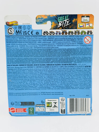Great Bite Monster Trucks Hot Wheels 2026 1:64 Monster Truck Blister Beżowy – zdjęcie 5