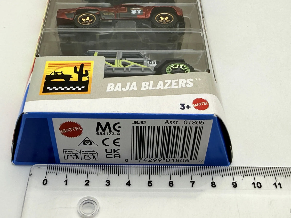 5 PAK BAJA BLAZERS, 5 Pack Hot Wheels 2024, Die cast JBJ82, 1:64, Resoraki – zdjęcie 5