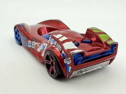 Scoopa Di Fuego Hot Wheels Czerwony 1:64 – zdjęcie 5
