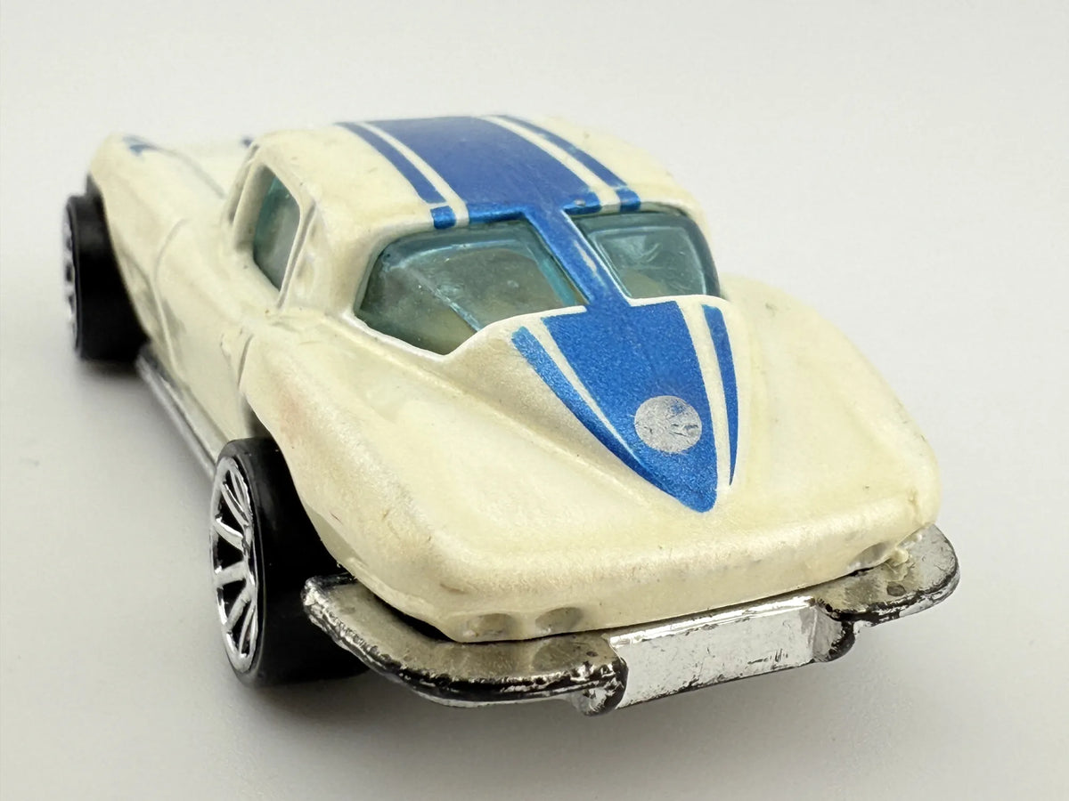 1979 CORVETTE STINGRAY, Hot Wheels, Die cast, Biała, 1:64, Resoraki – zdjęcie 5