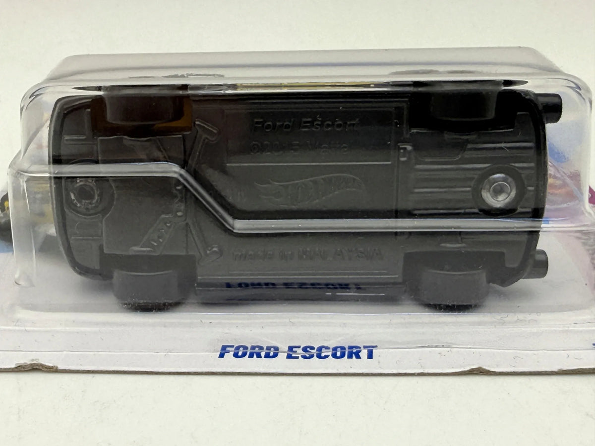 Ford Escort Compact Kings Hot Wheels 2025 Czarny 1:64 – zdjęcie 5