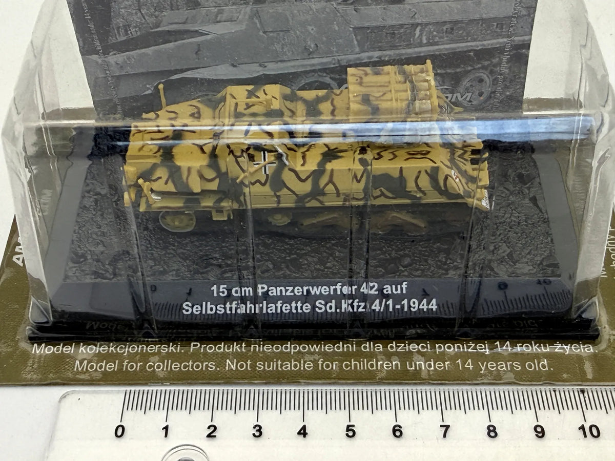 Czołg '15 Cm Panzerwerfer 42 Auf Sd.Kfz.4/1 Tanks of the World AmerCom 1:72 – zdjęcie 5