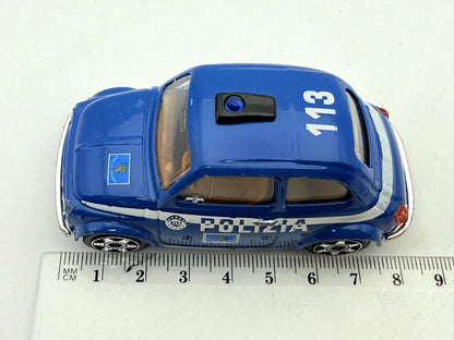 Fiat 500 Bburago Niebieski 1:43 – zdjęcie 5