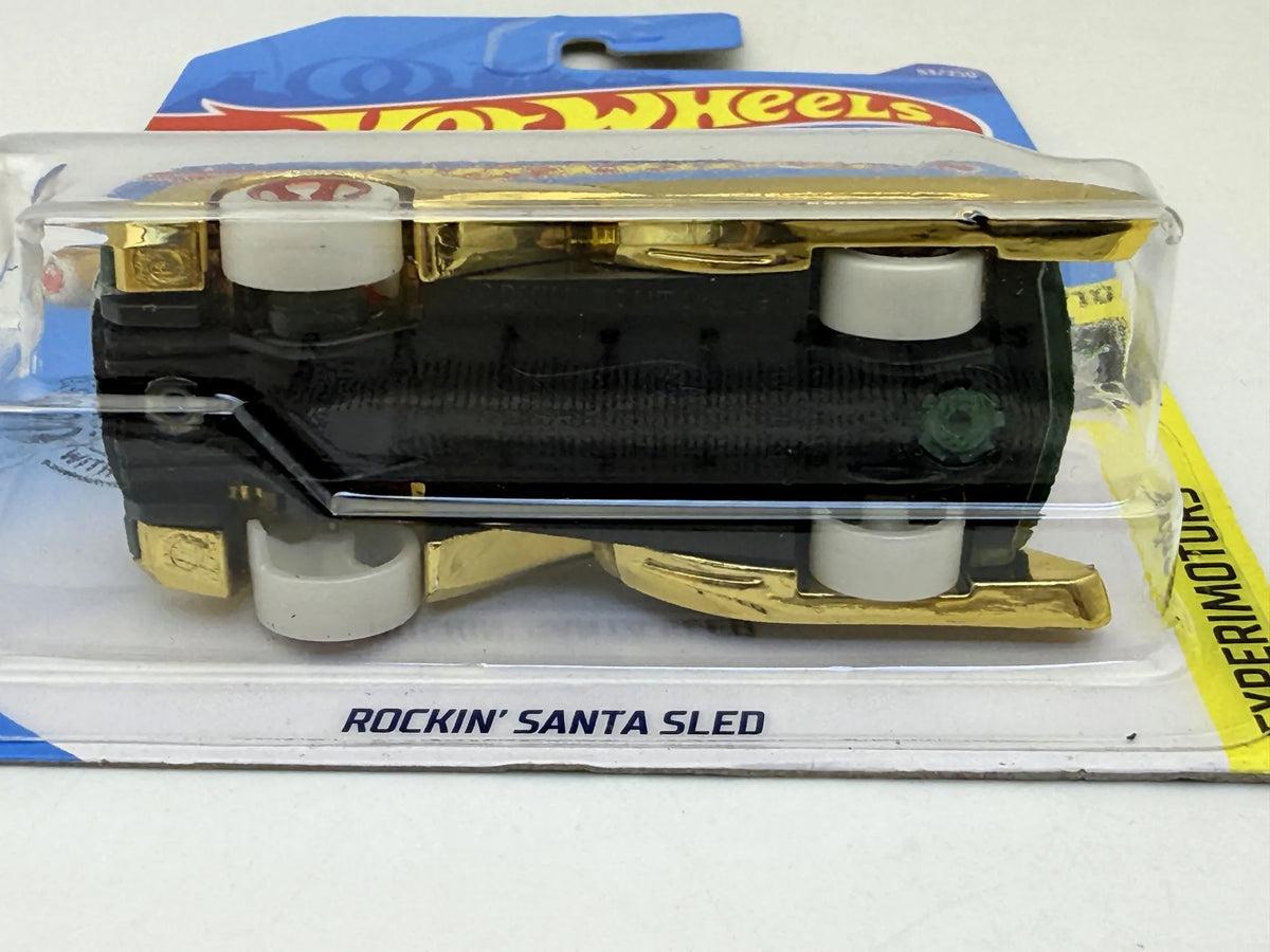 ROCKIN' SANTA SLED Experimentators Hot Wheels 2018 Złoty 1:64 – zdjęcie 5