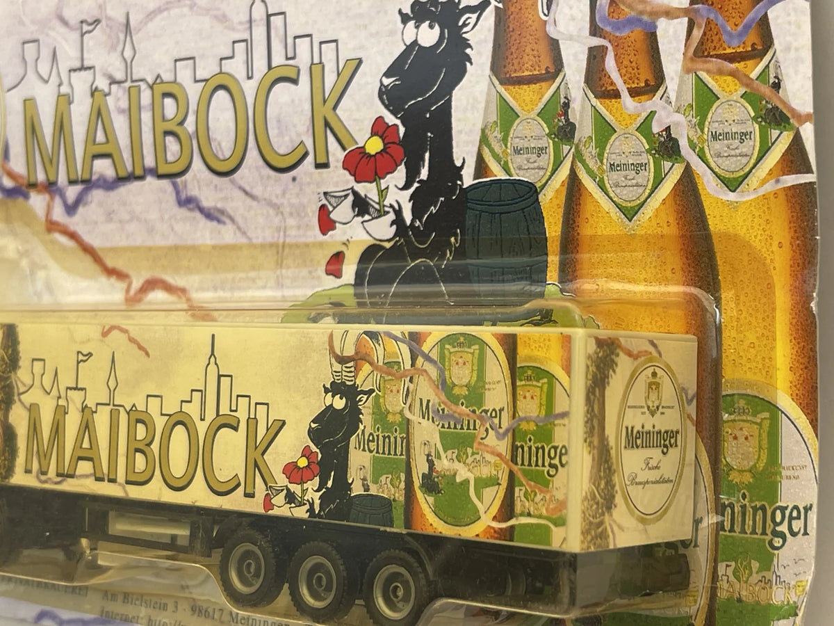 MAN Truck Grell Kremowy 1:87 Reklama Werbetruck Meininger Brauerei Maibock – zdjęcie 3