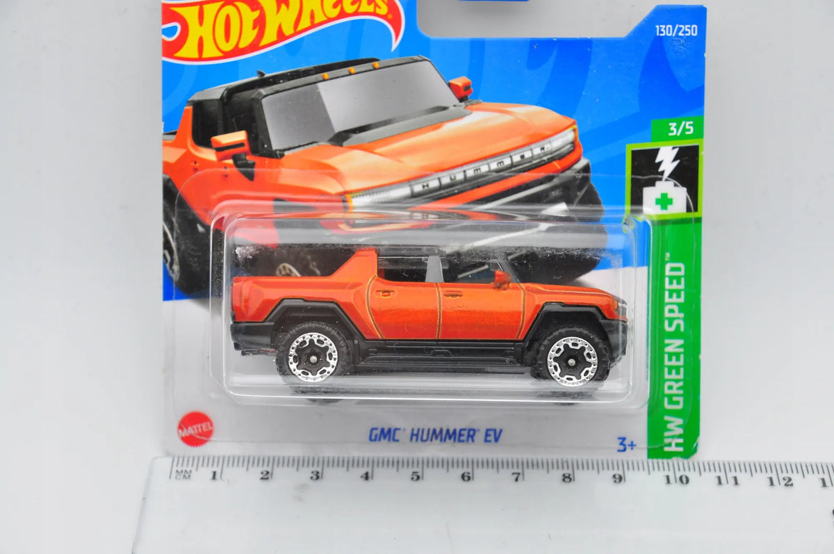 Gmc Hummer Ev HW Green Speed Hot Wheels 2022 Pomarańczowy 1:64 – zdjęcie 5