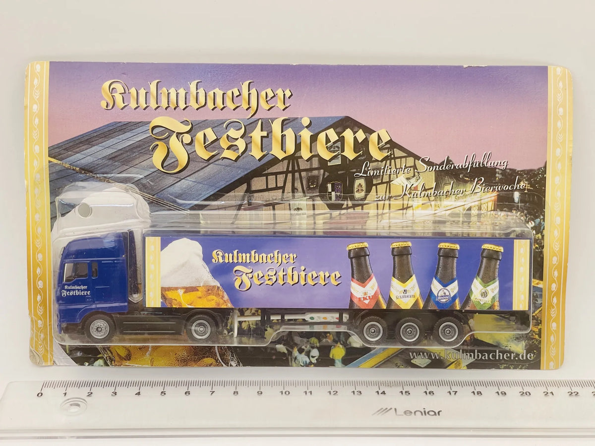 MAN TRUCK Grell 1:87 Ciężarówka Promocyjna Kulmbacher Festbiere Blister – zdjęcie 6